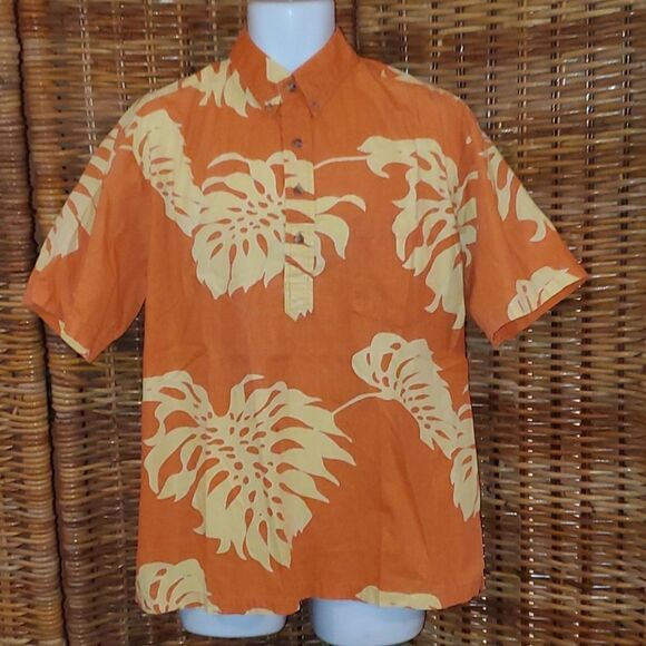 Kahala Aloha Tropical Print Hawaiian Aloha Shirt L - Picture 1 of 6